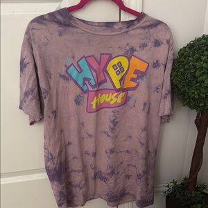 Purple Hot Topic Tie-Dye Hype House T-Shirt